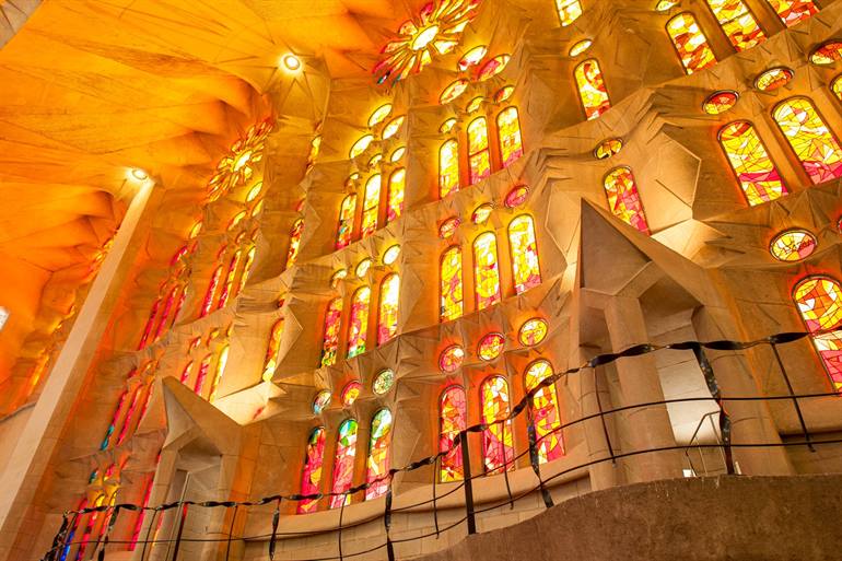 Bunte stained-glass Fenster