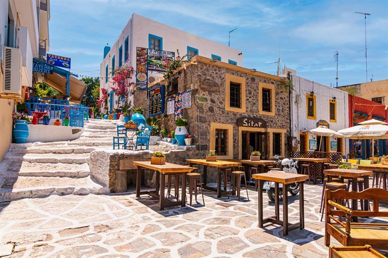 Gemütliches Stadtzentrum von Kos, Kos