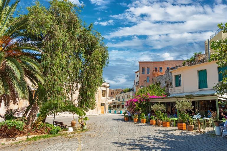 Gemütliches Splantzia-Viertel, Chania, Kreta