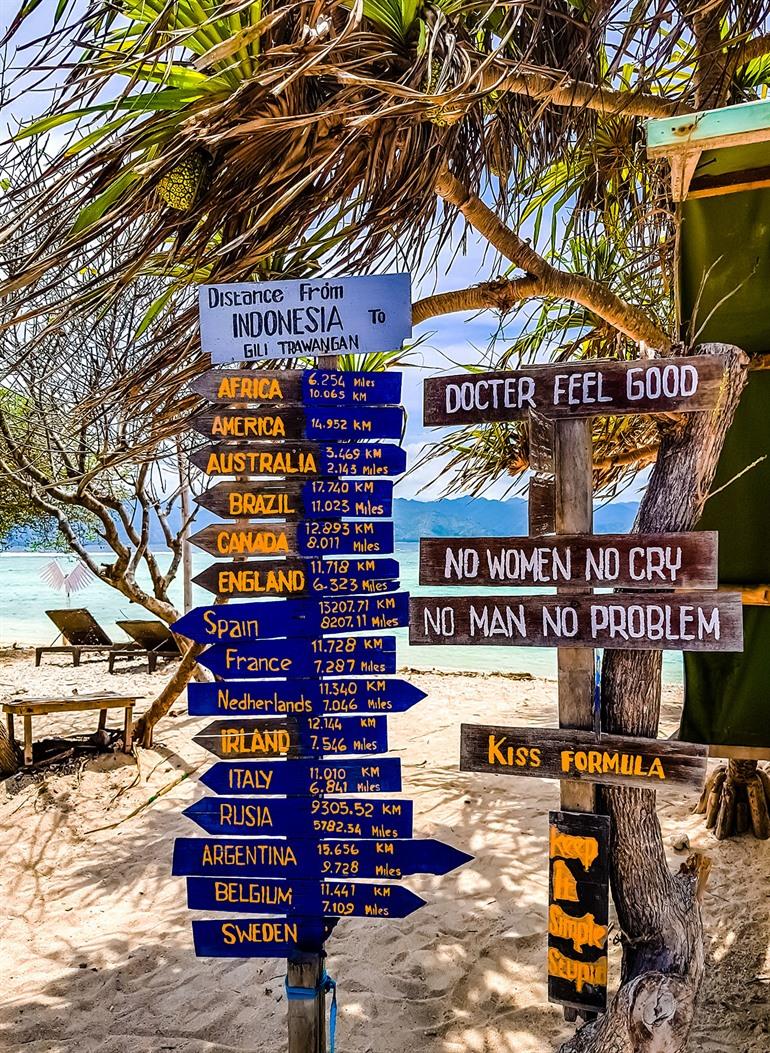 Gili Trawangan, das Partyinsel der Gili-Inseln