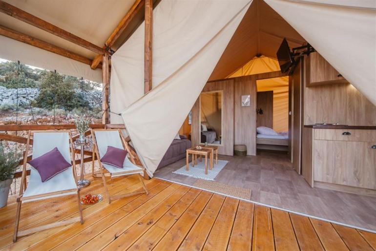 Glamping-Zelte und Mobilheime Trasorka buchen