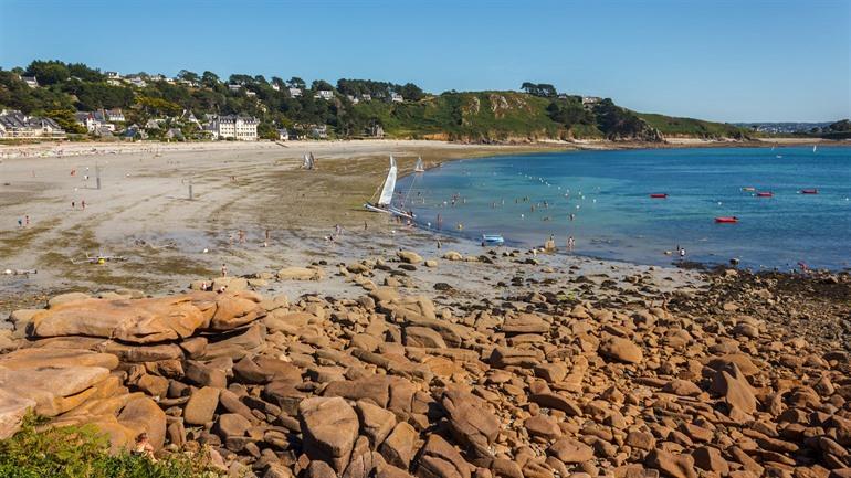 Goas Treiz in Trebeurden, Bretagne, Frankreich