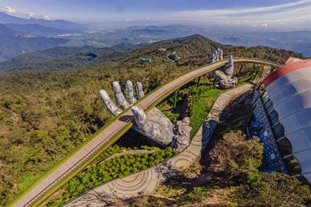 Goldene Hände Brücke, Da Nang