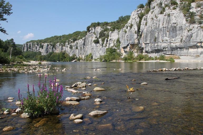Chassezac-Schluchten, Ardèche, Frankreich