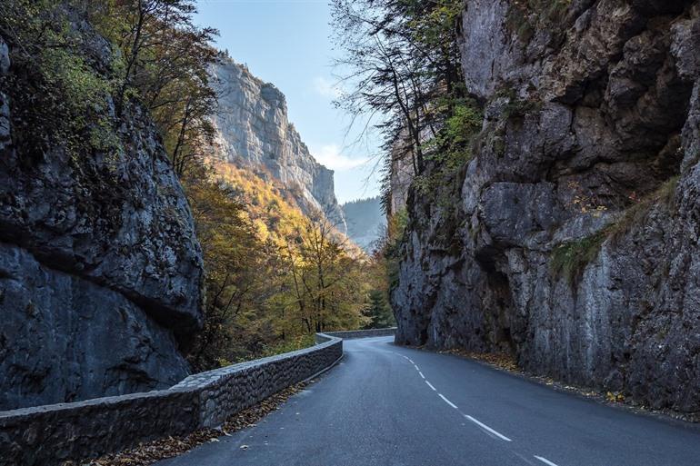 Gorges de Gâts in der Drôme, Frankreich