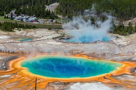 Grand Prismatic Spring im Yellowstone-Nationalpark