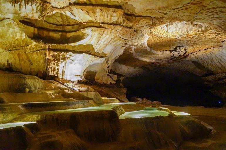 Höhle von Saint-Marcel in der Ardèche, Frankreich