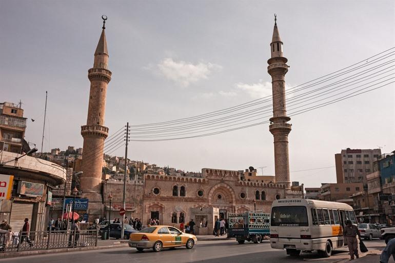 Große Husseini-Moschee in Amman, Jordanien