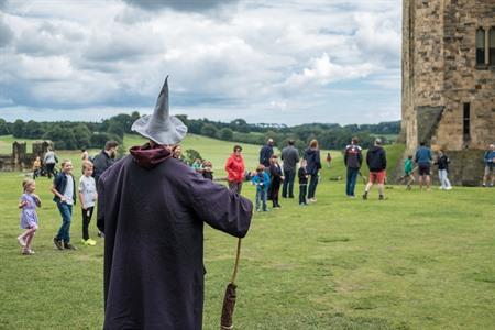 Harry Potter auf der Alnwick Castle