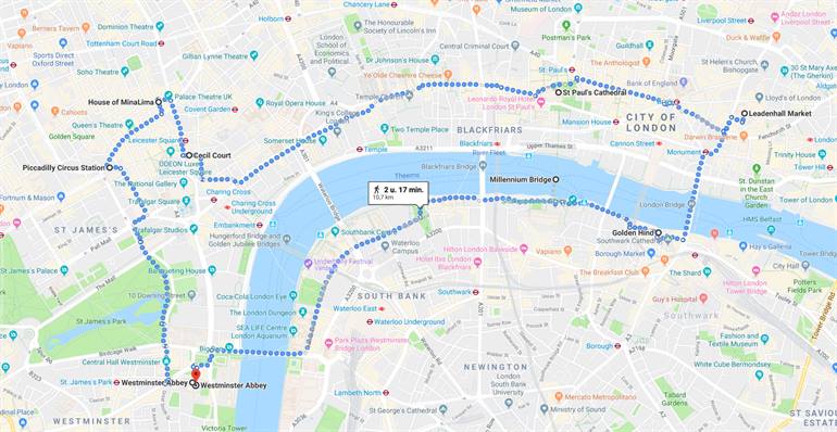 Harry Potter Spaziergang durch die Drehorte in London