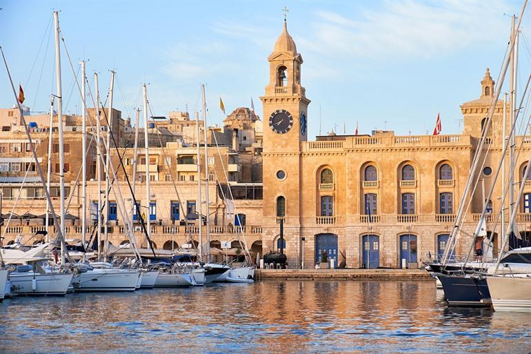 Hafen in Dockyard Creek, Birgu auf Malta