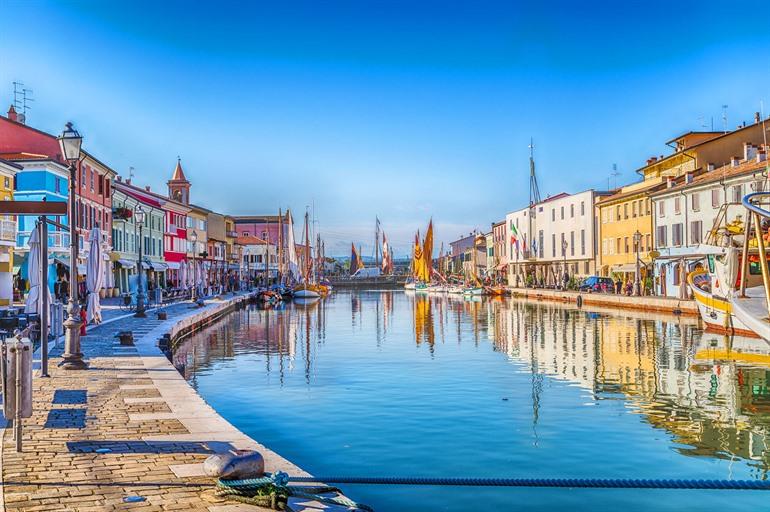 Hafen von Cesenatico, Emilia-Romagna