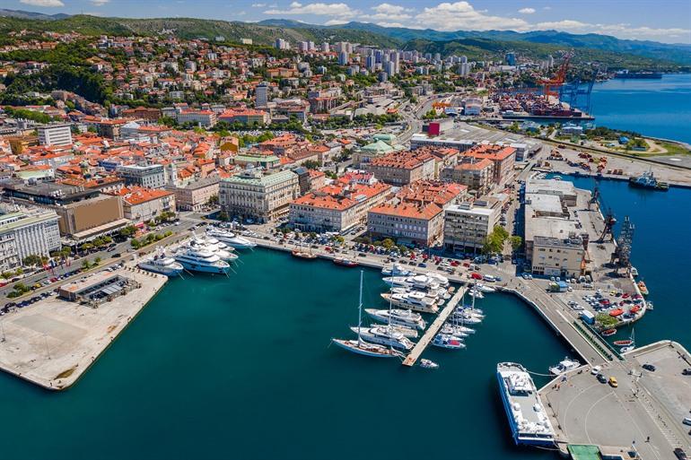 Hafen von Rijeka, Kroatien