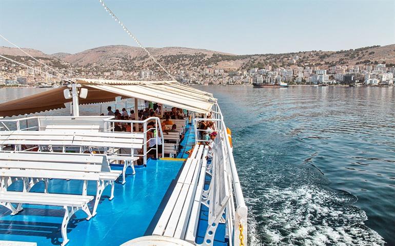 Hafen von Saranda, Albanien