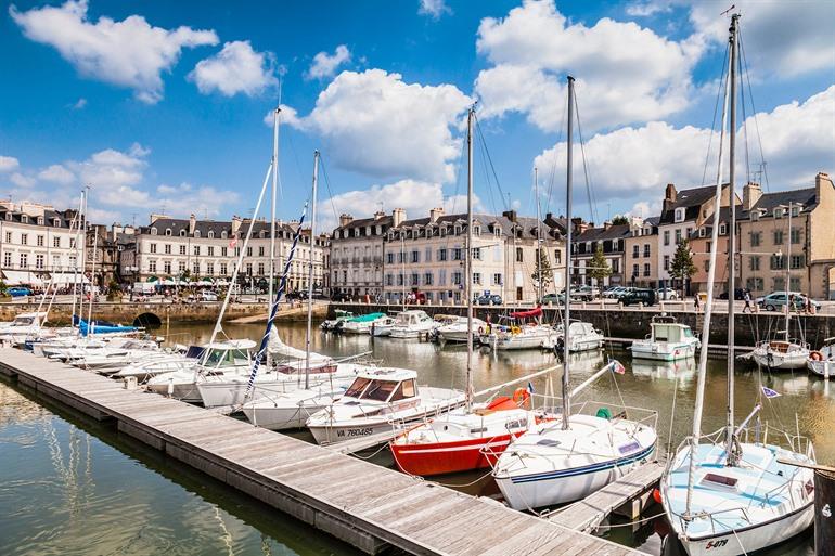 Hafen von Vannes, Bretagne
