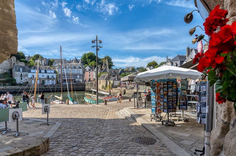 Hafenstadt Auray, Bretagne