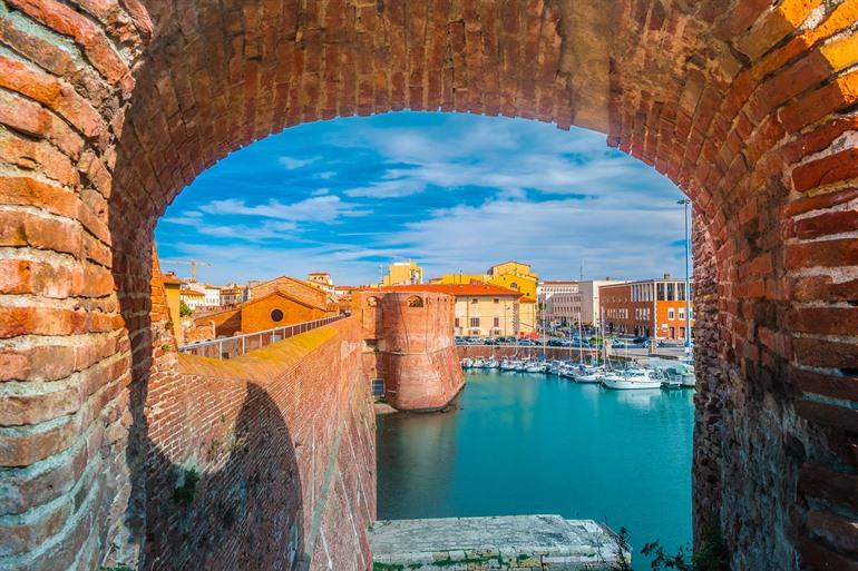 Hafenstadt Livorno, Toskana