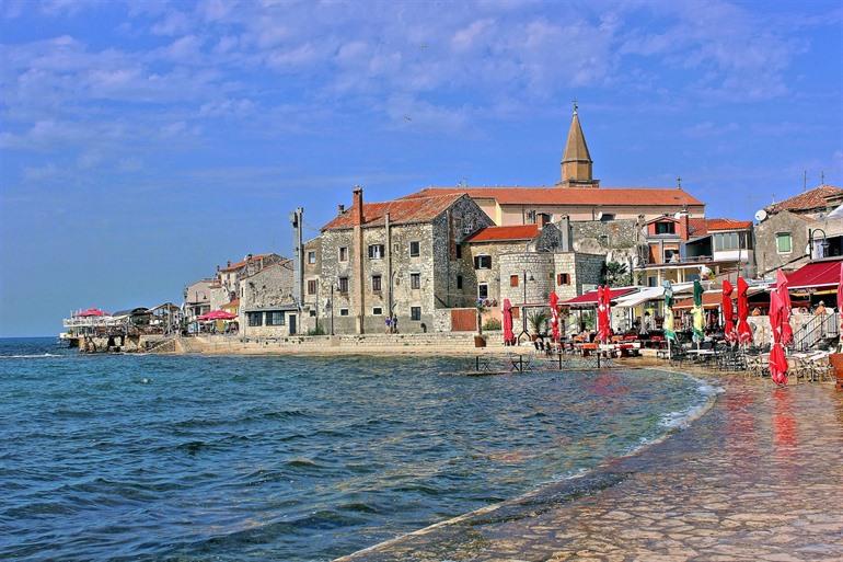 Hafenstadt Umag in Kroatien