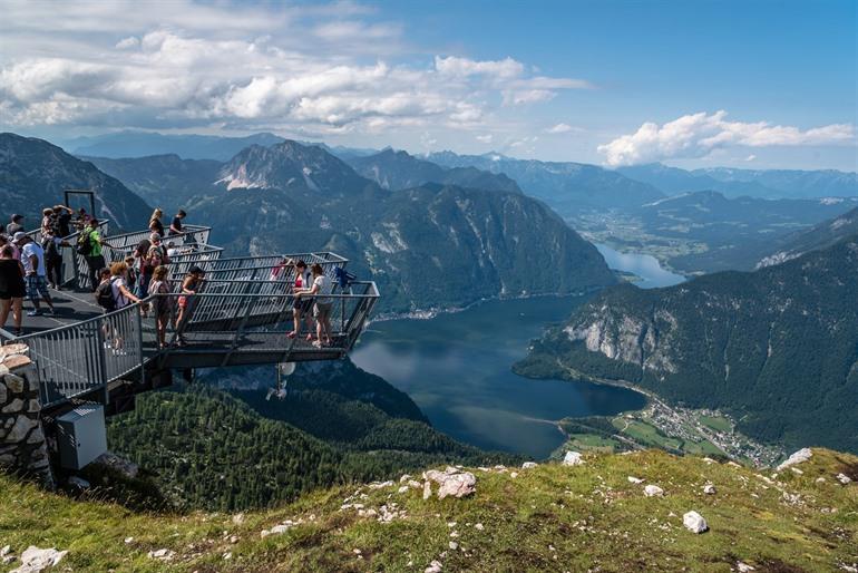 Der 5-Finger-Aussichtspunkt in Hallstatt