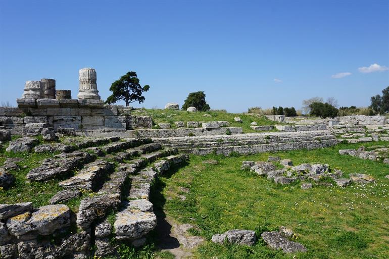 Das Amphitheater von Paestum