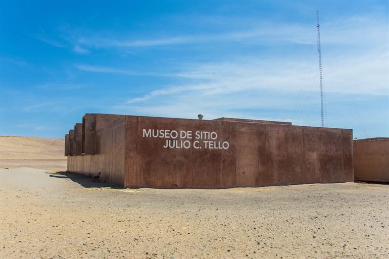 Das archäologische Museum in der Wüste