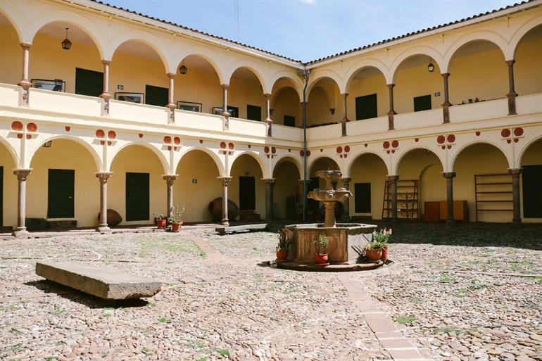 Der Innenhof des Museo Inka