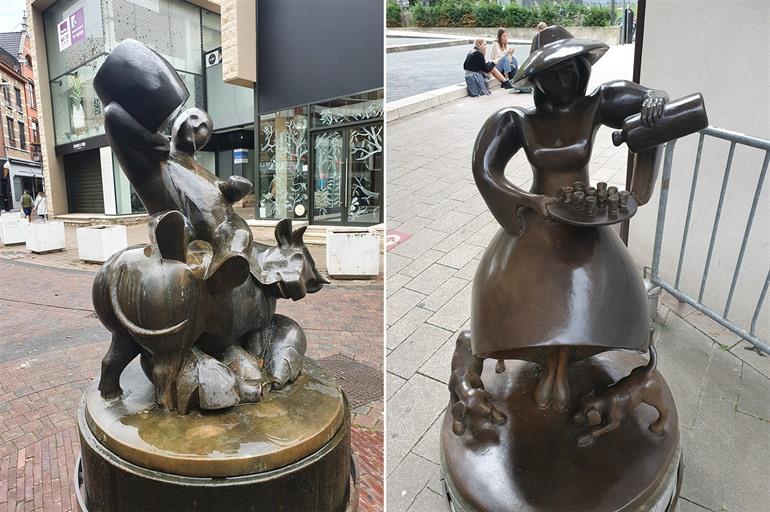 Das Borrelmannchen und das Borrelweibchen in Hasselt