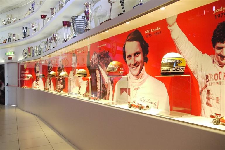 Das Enzo Ferrari Museum in Modena
