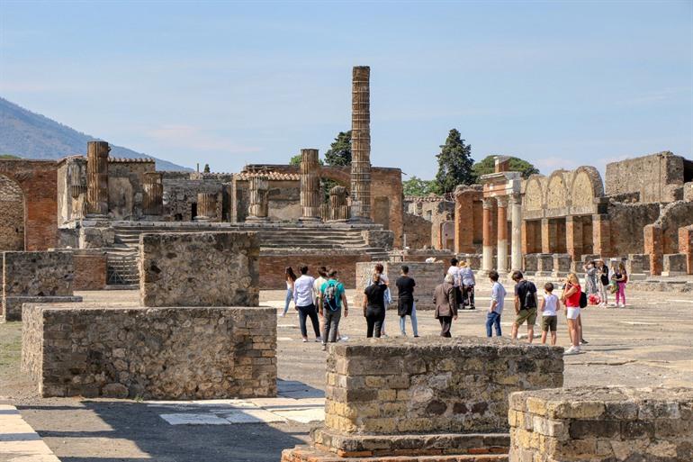 Das Forum von Pompeji