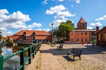 Die historische Stadt Teterow in Mecklenburg-Vorpommern
