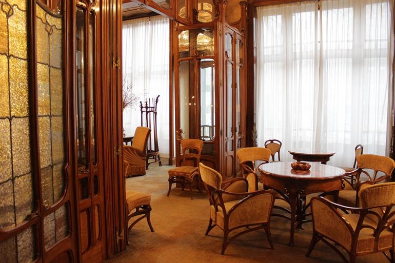 Das Interieur des Hôtel Solvay