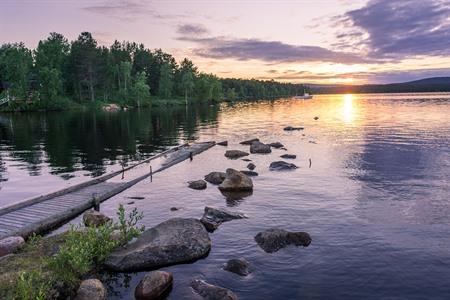 Der Inari-See in Finnland