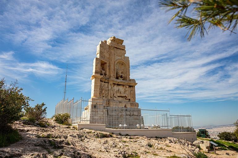 Das Philopappos-Denkmal in Athen