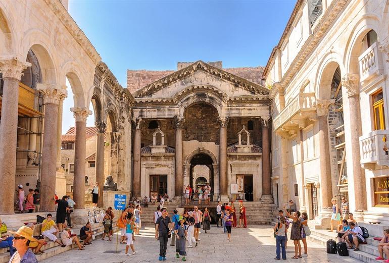 Der Diokletianpalast in Split