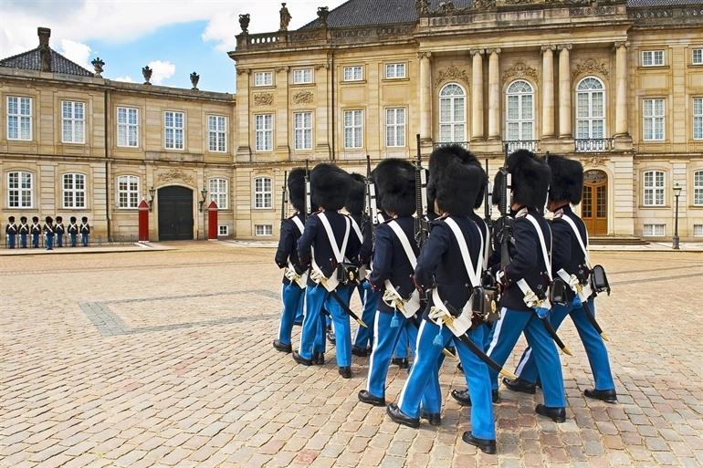 Der Amalienborg-Palastkomplex