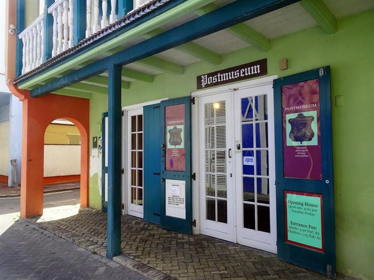 Das Postmuseum in Willemstad, Curaçao