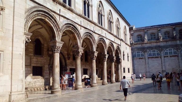 Der Rektorenpalast in Dubrovnik