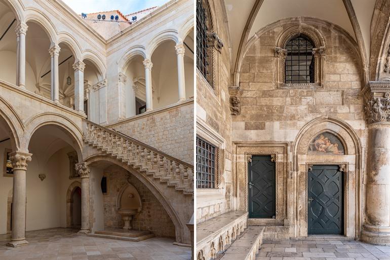 Der Sponza-Palast in Dubrovnik