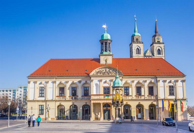 Das Rathaus von Magdeburg