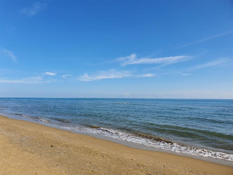 Der Strand von Pineto in Pescara