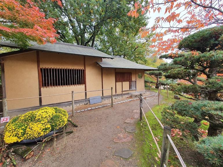 Das Teehäuschen im Japanischen Garten