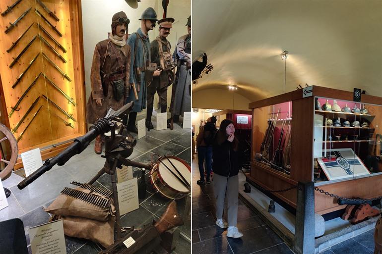 Das Waffenmuseum in der Zitadelle von Dinant