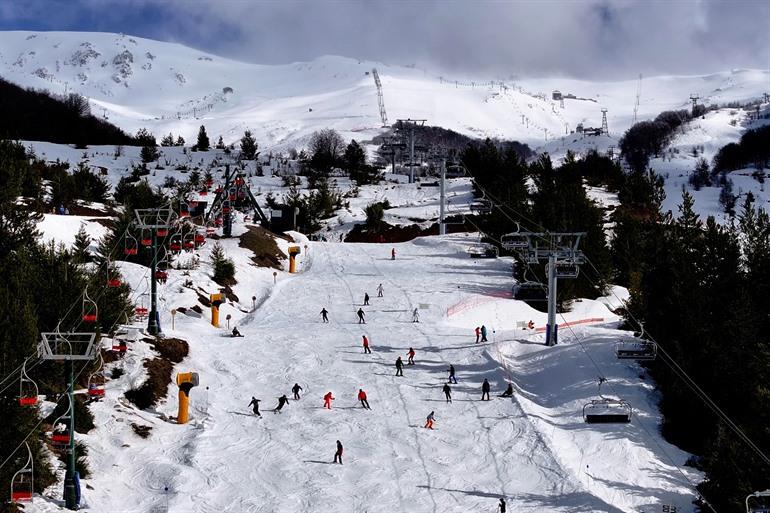 Das Wintersportgebiet Cerro Catedral