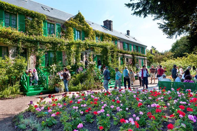 Das Wohnhaus von Claude Monet in Giverny