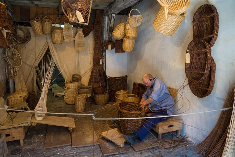 Das Zuiderzeemuseum, das Innenein-museum in Enkhuizen