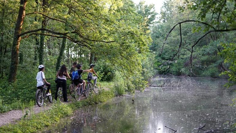 Verborgene grüne Schätze Fahrradtour in Mailand