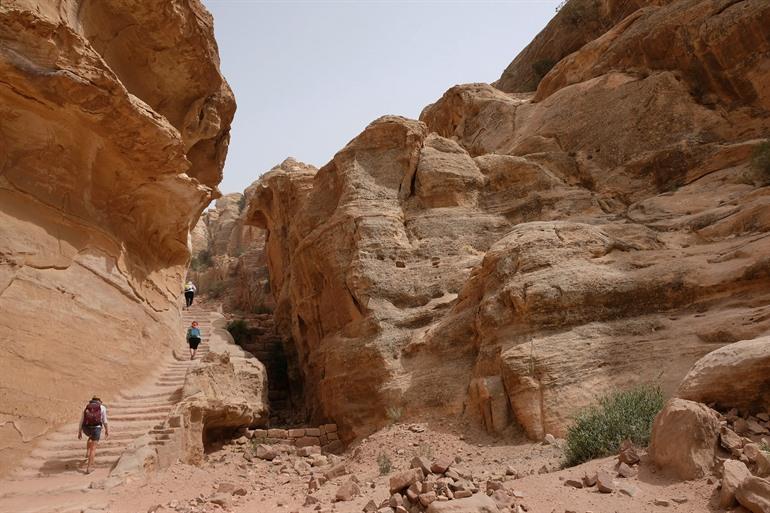 Pfad des Hochplatzes des Opfergangs, Jordanien
