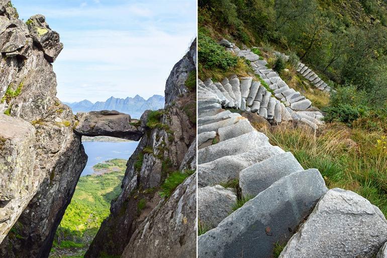 Wanderung zu den Djevelporten, Norwegen