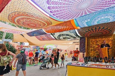 Hippiemarkt Es Canar (Punta Arabi) auf Ibiza