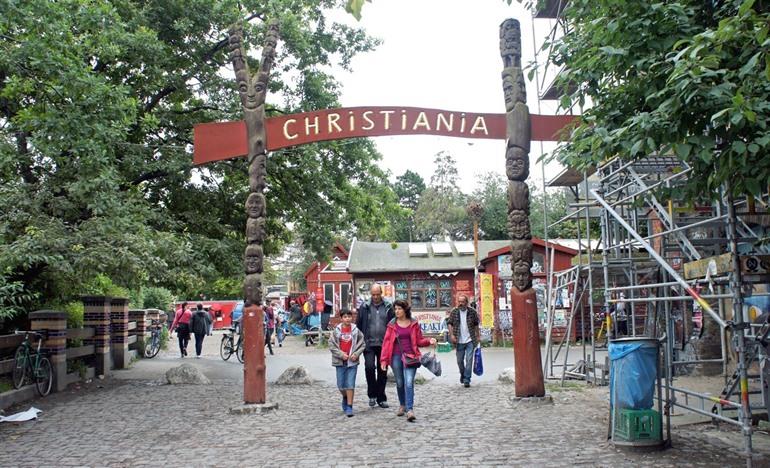 Hippie-Viertel Christiania
